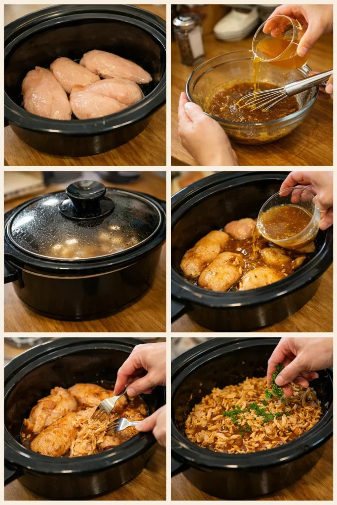 Slow Cooker Honey Mustard Chicken