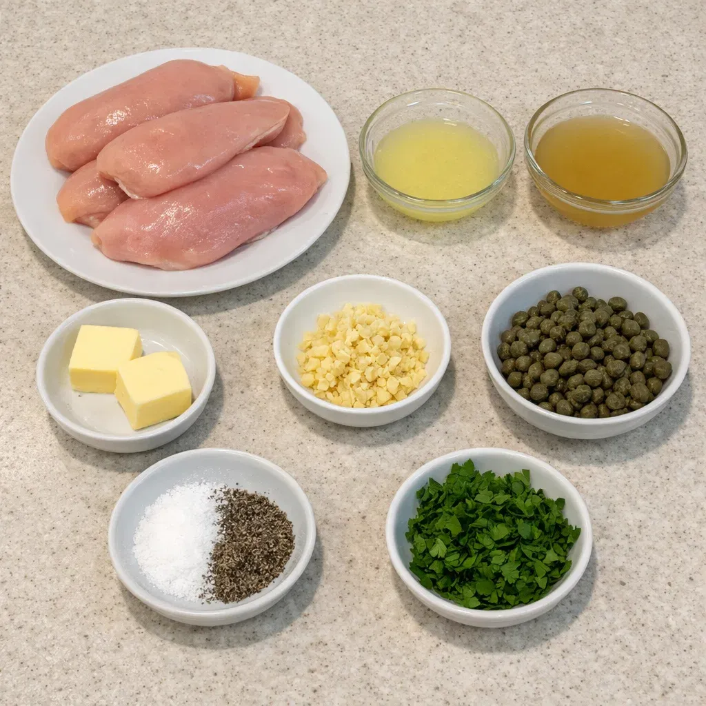 Slow Cooker Lemon Chicken Piccata