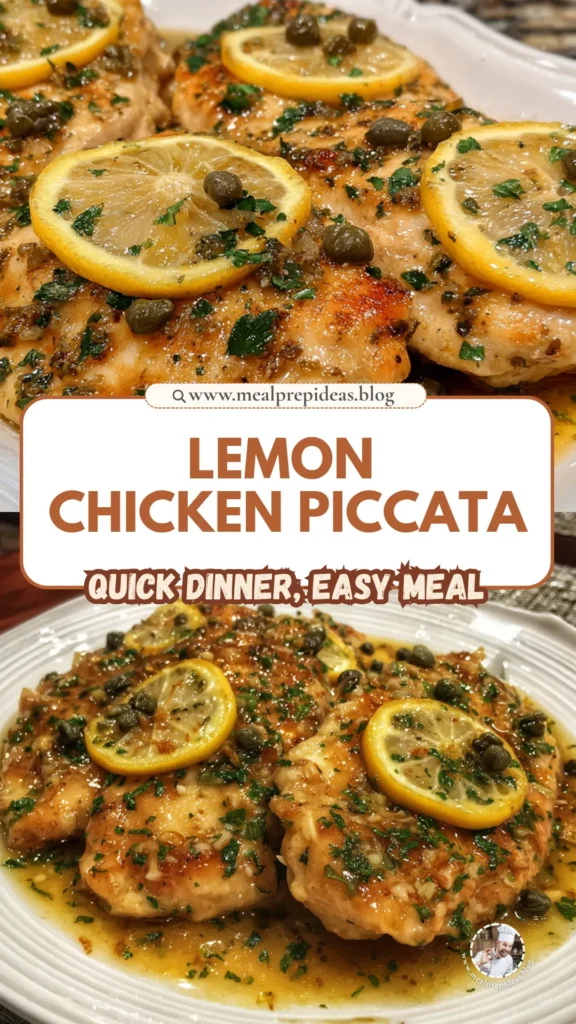 Slow Cooker Lemon Chicken Piccata