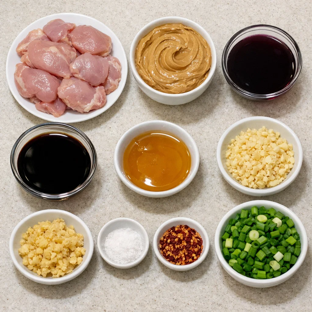 Slow Cooker Peanut Chicken