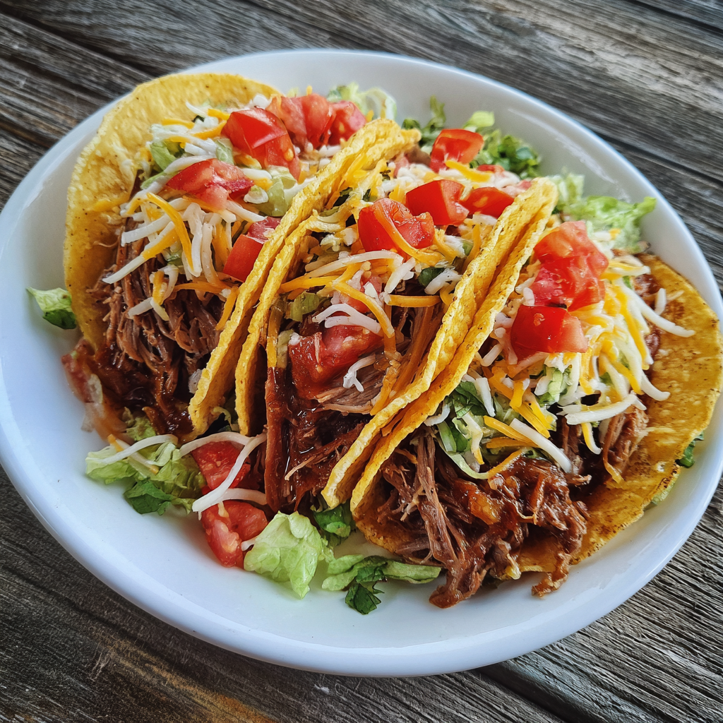Slow Cooker Smoked Beef Tacos