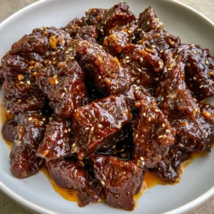 Slow Cooker Sticky Honey Beef