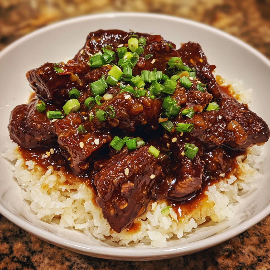 Slow Cooker Sticky Honey Beef