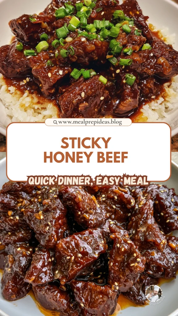 Slow Cooker Sticky Honey Beef
