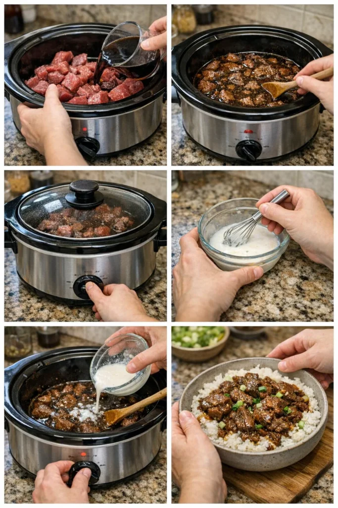 Slow Cooker Teriyaki Beef