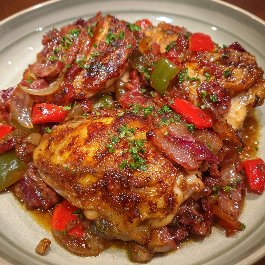 Smoked Beef Chicken Dish