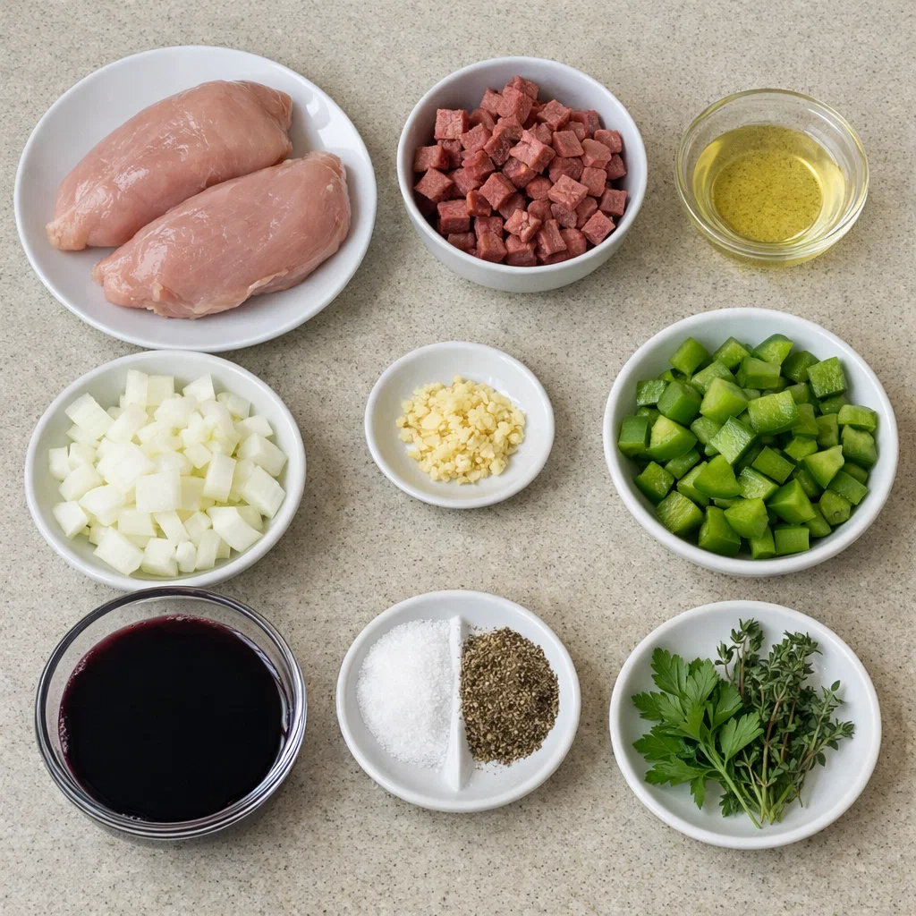 Smoked Beef Chicken Dish