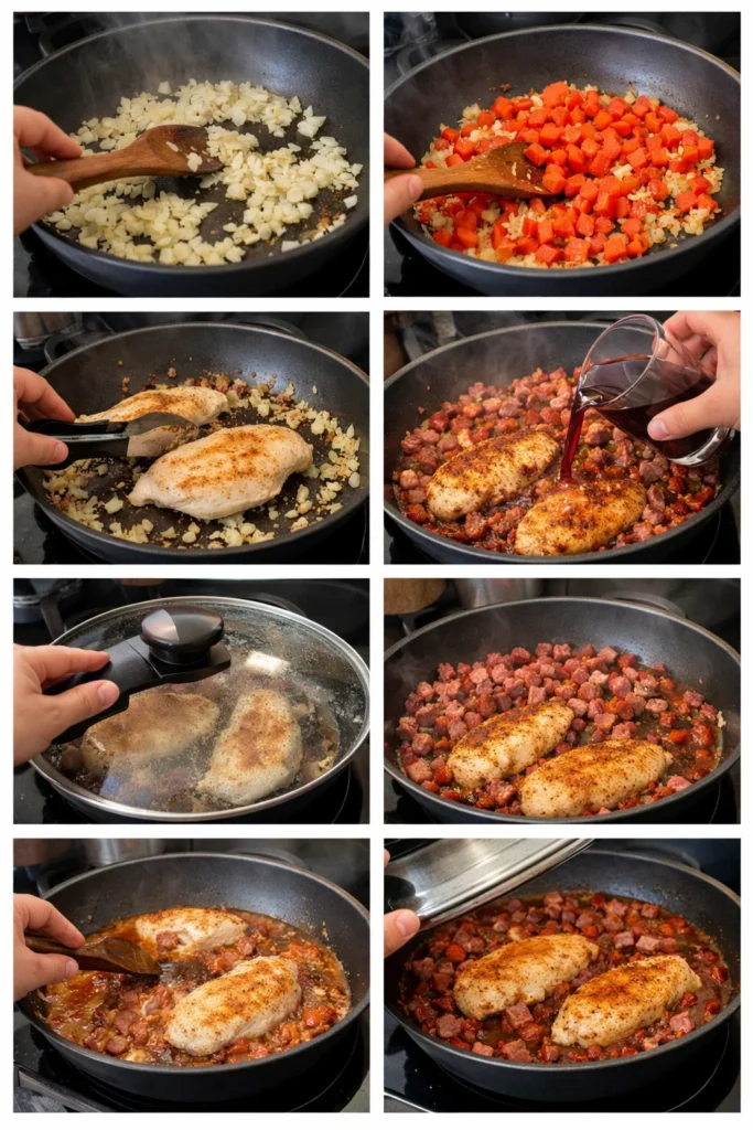 Smoked Beef Chicken Dish