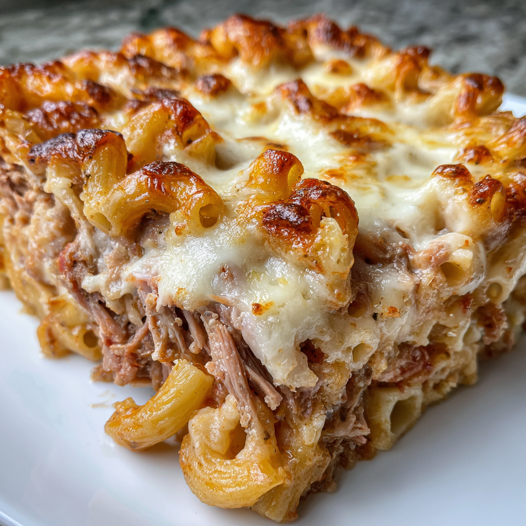 Smoked Beef Pasta Bake