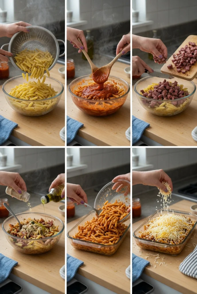 Smoked Beef Pasta Bake