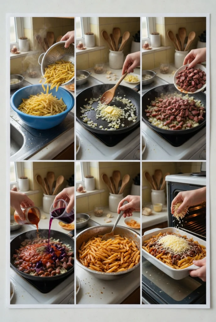 Smoked Beef Pasta Bake