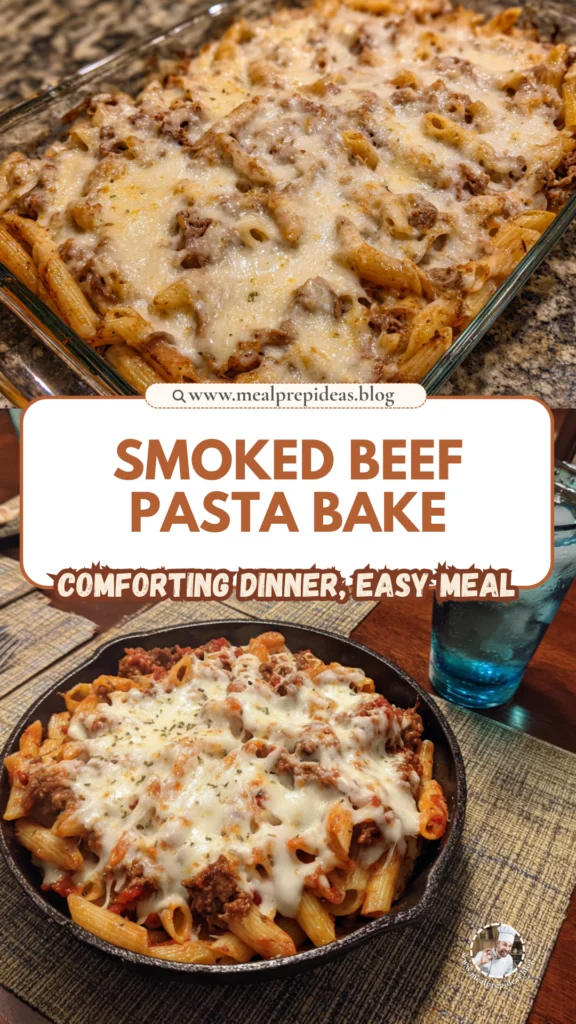 Smoked Beef Pasta Bake