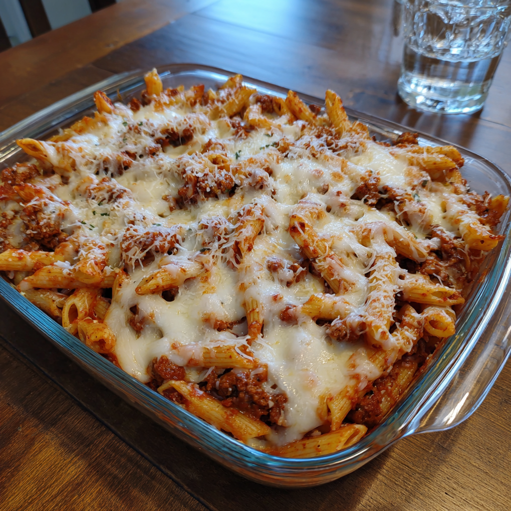 Smoked Beef Pasta Bake
