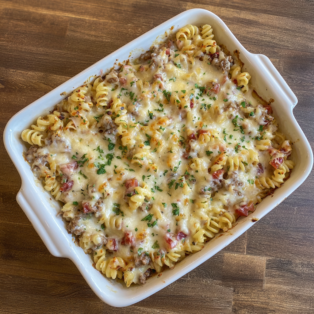 Smoked Beef Pasta Bake