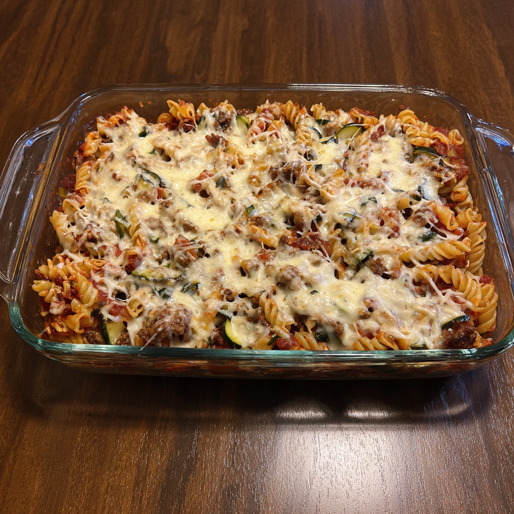 Smoked Beef Pasta Bake