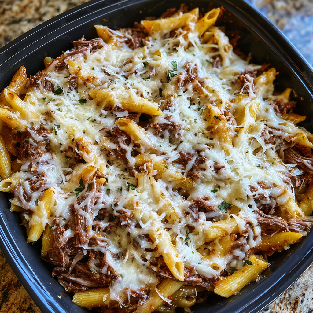 Smoked Beef Pasta Bake