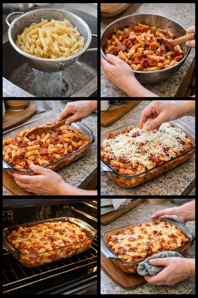 Smoked Beef Pasta Bake