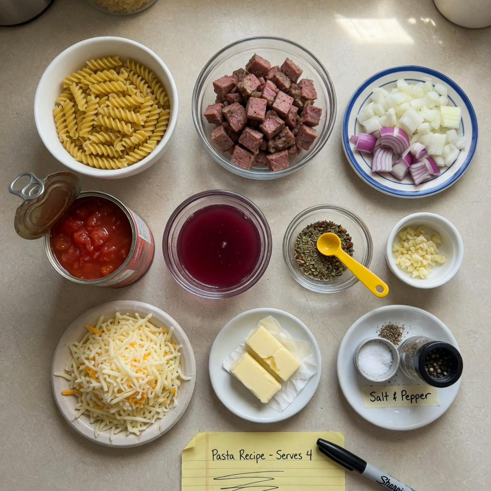 Smoked Beef Pasta Bake