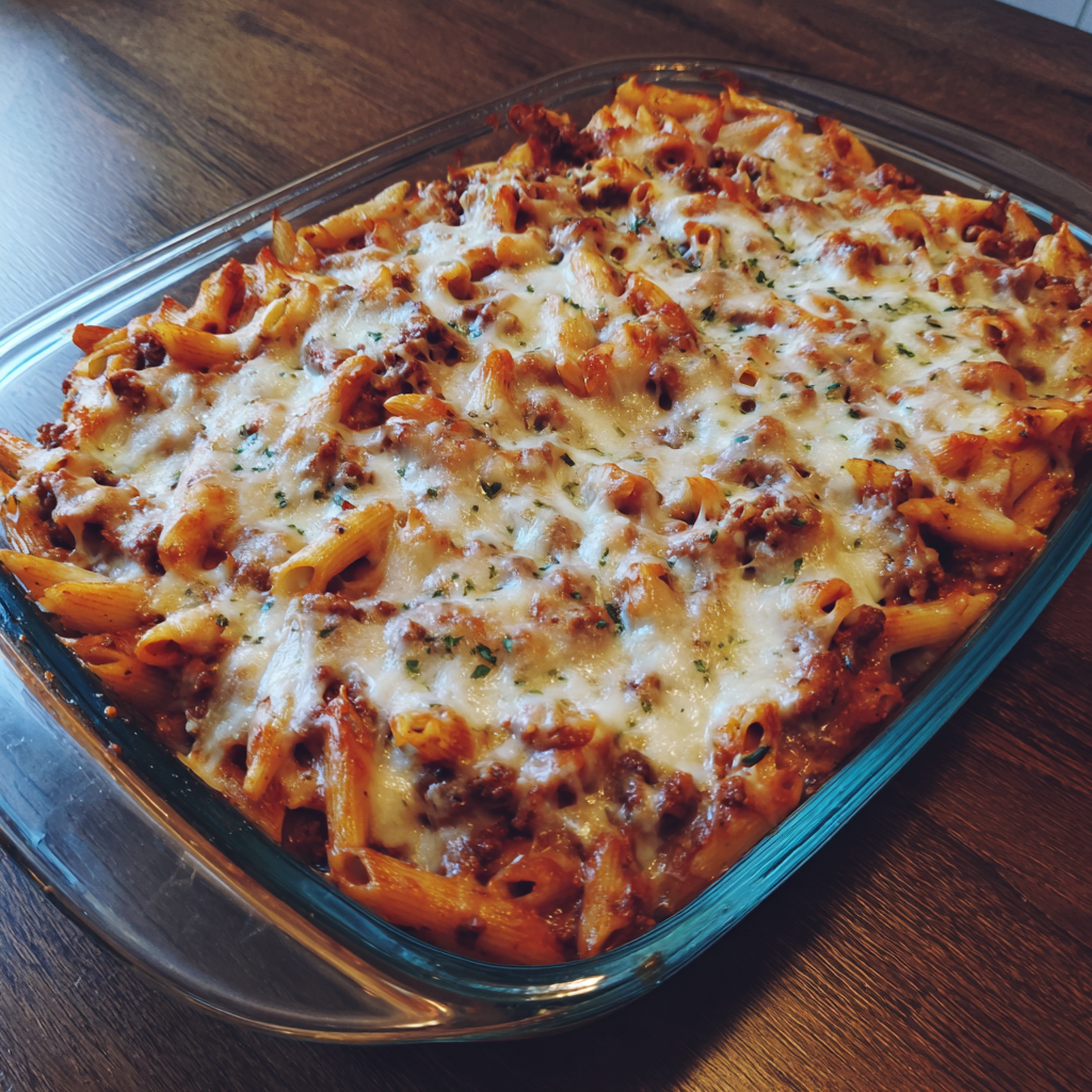 Smoked Beef Pasta Bake