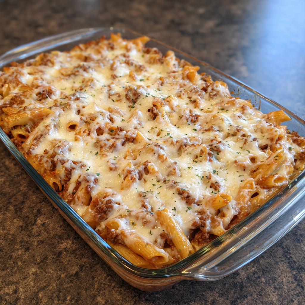Smoked Beef Pasta Bake