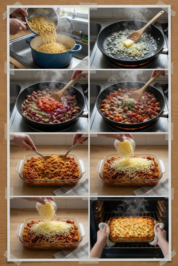 Smoked Beef Pasta Bake