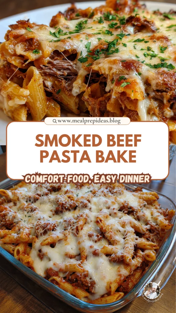 Smoked Beef Pasta Bake