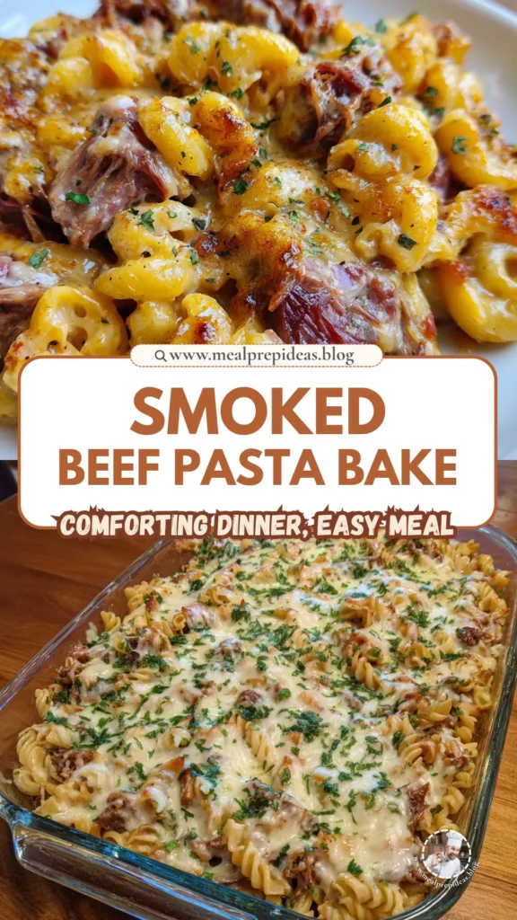 Smoked Beef Pasta Bake