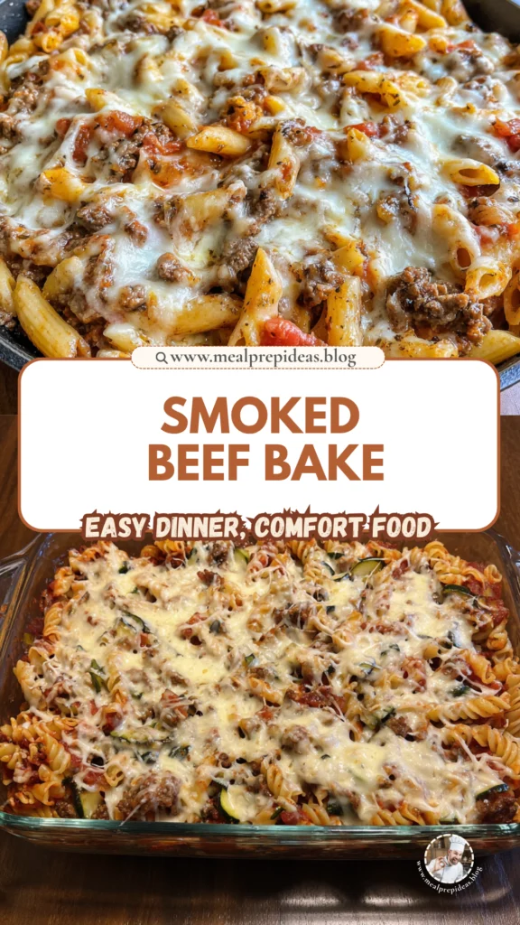 Smoked Beef Pasta Bake