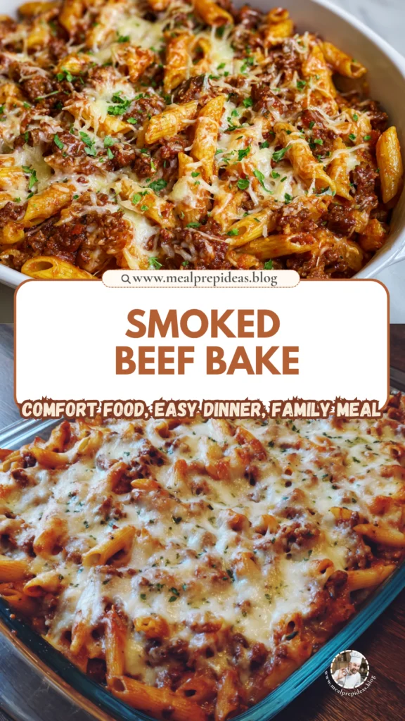Smoked Beef Pasta Bake