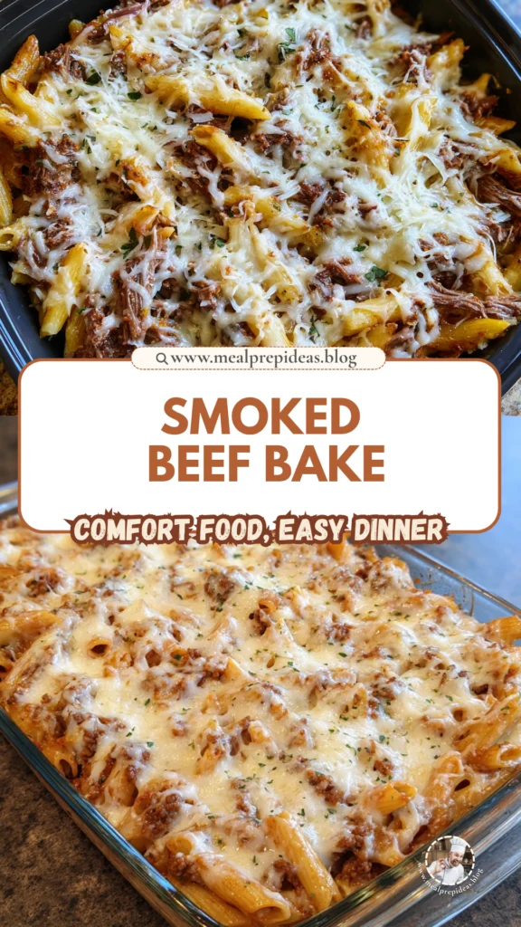 Smoked Beef Pasta Bake