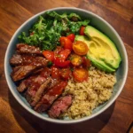 Smoked Beef Quinoa Bowl