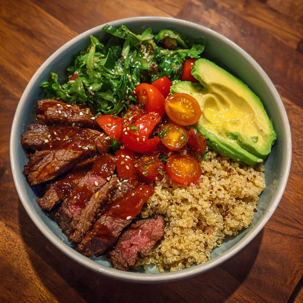 Smoked Beef Quinoa Bowl