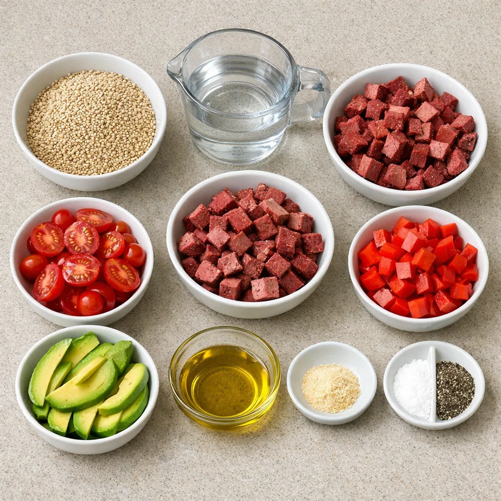 Smoked Beef Quinoa Bowl