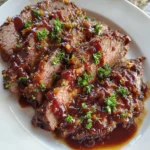 Smoked Beef and Grape Juice Glaze