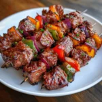 Smoked Beef and Grape Juice Skewers