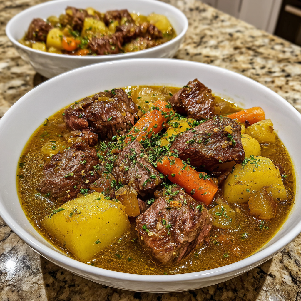 Smoked Beef and Grape Juice Stew