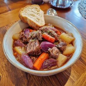 Smoked Beef and Grape Juice Stew