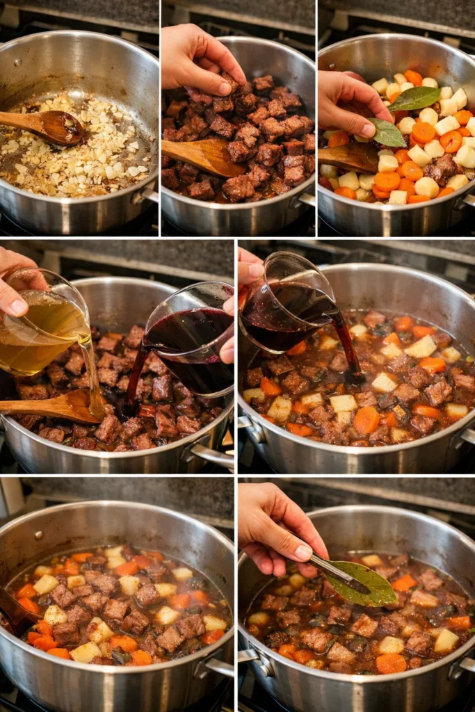 Smoked Beef and Grape Juice Stew