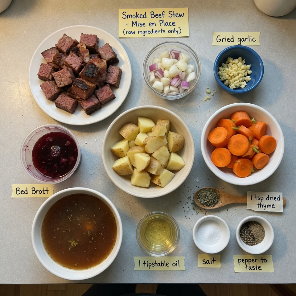 Smoked Beef and Grape Juice Stew