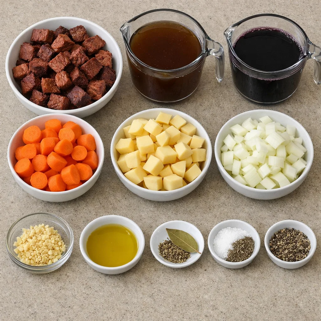 Smoked Beef and Grape Juice Stew