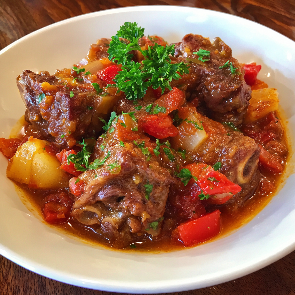 Spanish Beef Drumsticks Stew