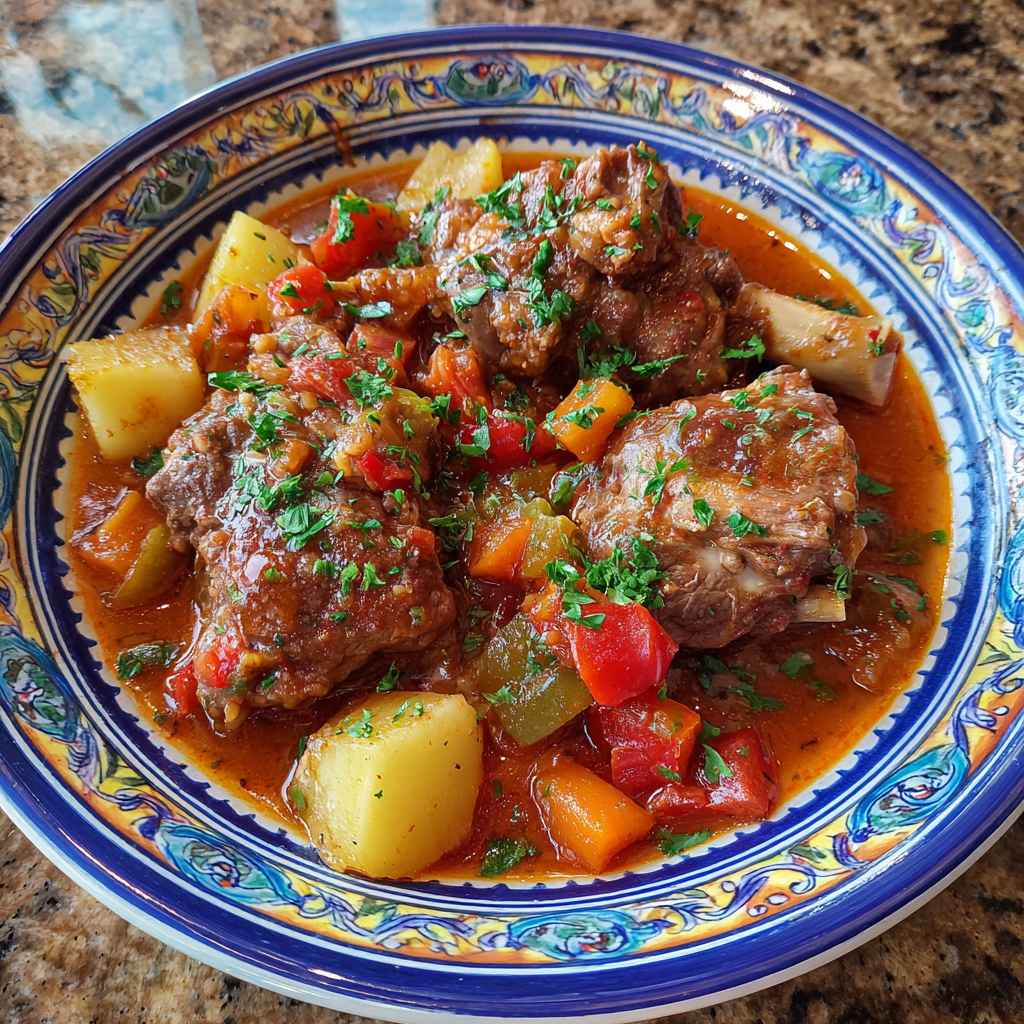 Spanish Beef Drumsticks Stew