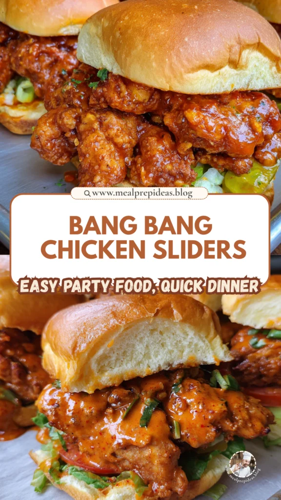 Spicy Bang Bang Chicken Sliders