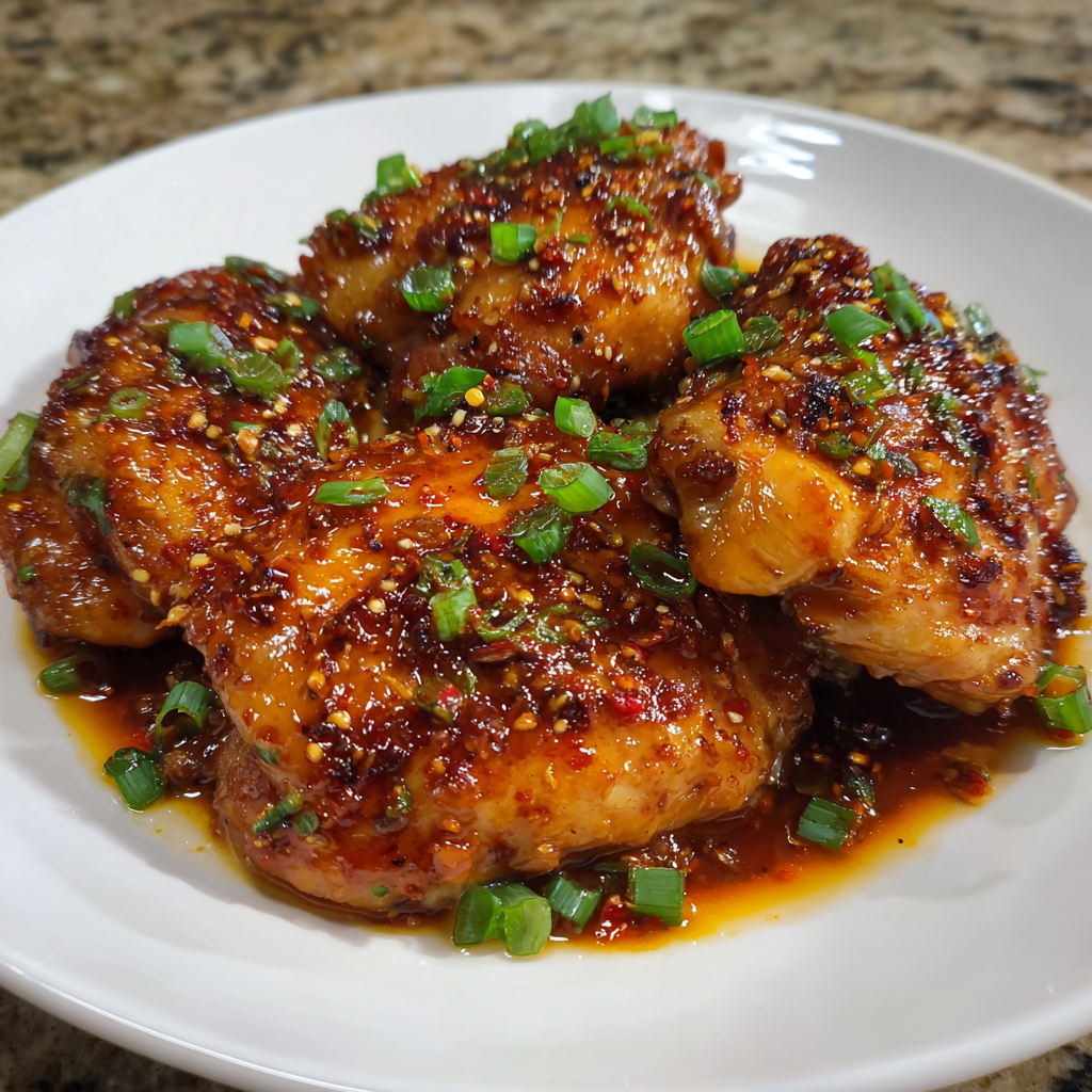 Spicy Honey Garlic Chicken