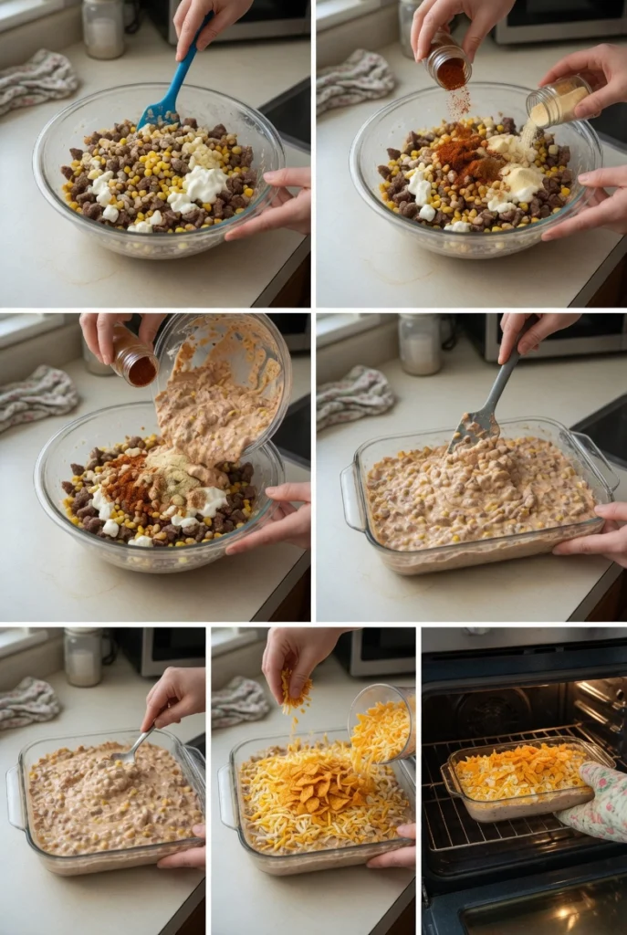 Street Corn Beef Casserole