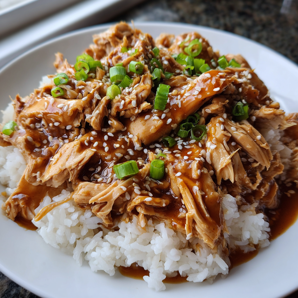 Sweet Crock Pot Teriyaki Chicken