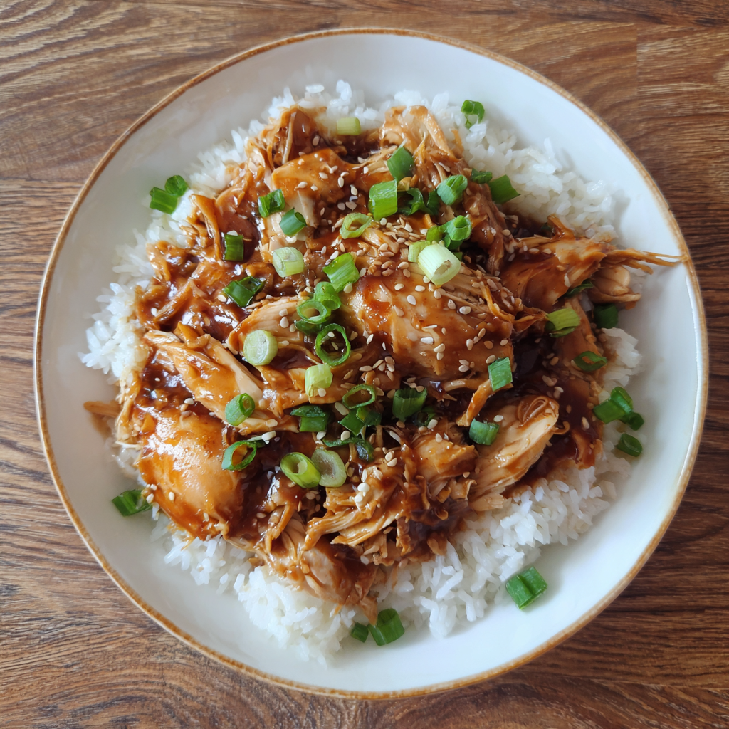 Sweet Crock Pot Teriyaki Chicken
