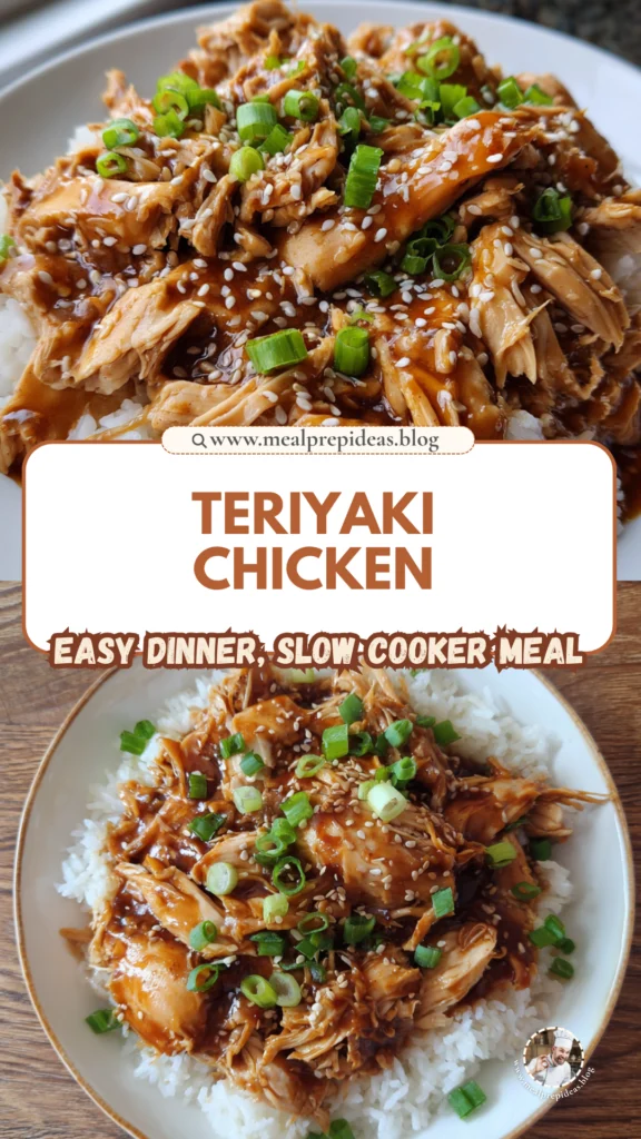 Sweet Crock Pot Teriyaki Chicken