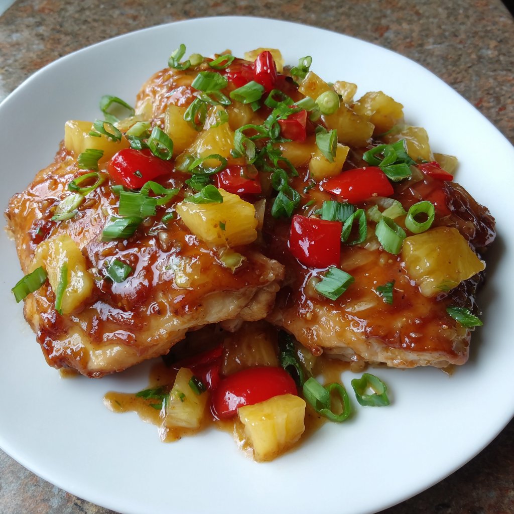 Sweet Hawaiian Crock Pot Chicken