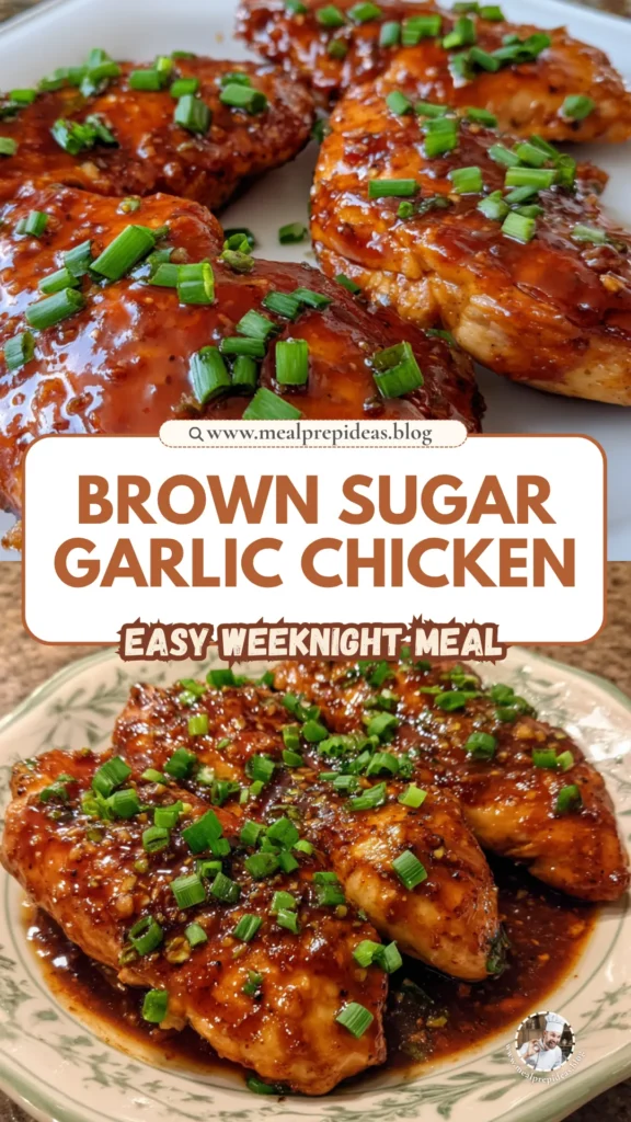 Sweet & Savory Brown Sugar Garlic Chicken